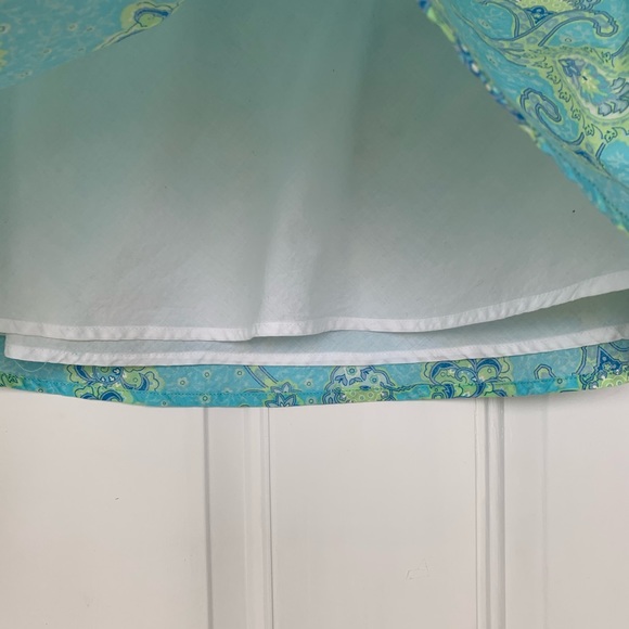 Tommy Hilfiger Lined Floral Paisley Skirt - sz.10P - Picture 4 of 5